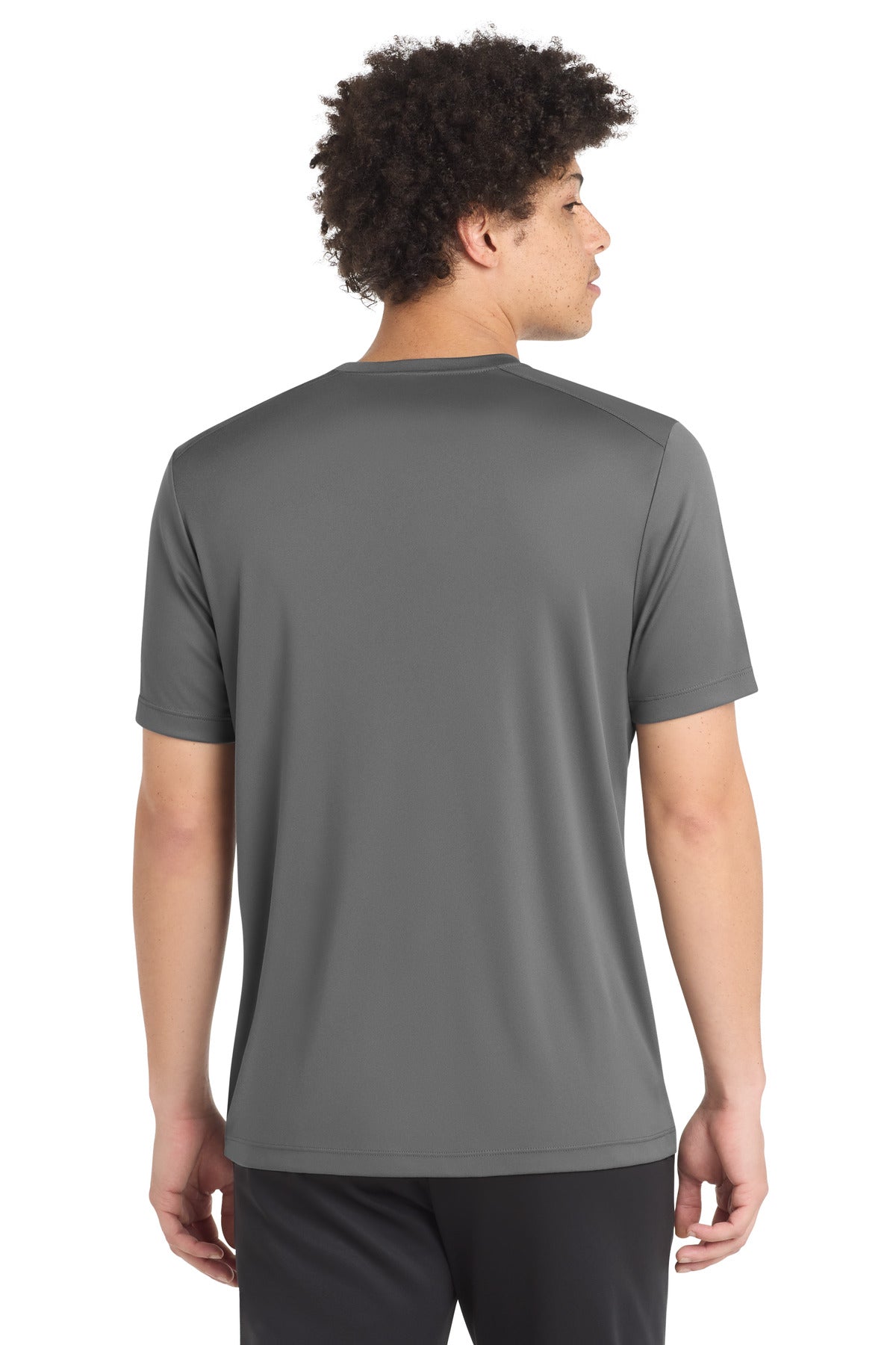 Sport-Tek Posi-UV Pro Tee ST420 - Dark Smoke Grey - Back