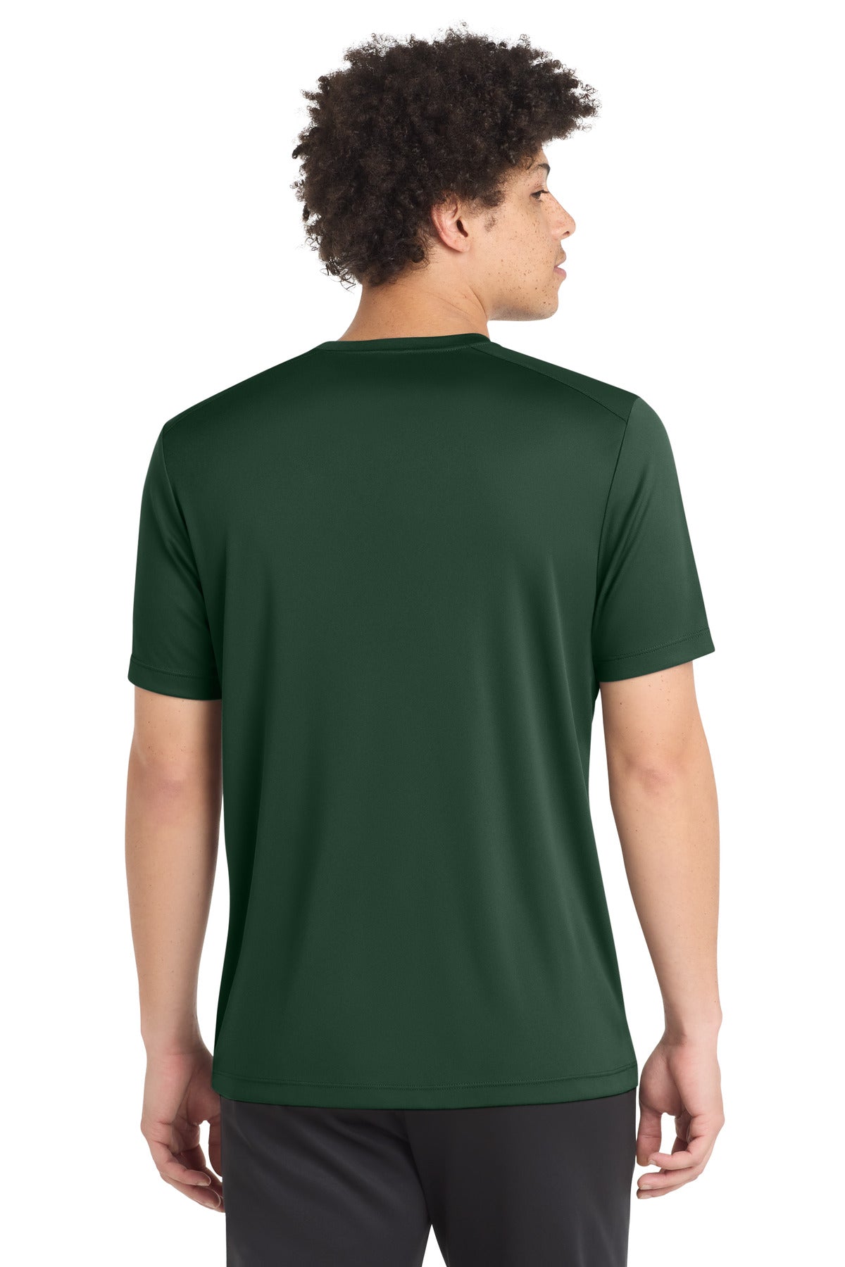 Sport-Tek Posi-UV Pro Tee ST420 - Forest Green - Back