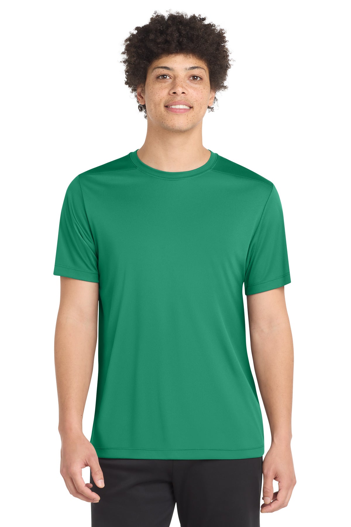 Sport-Tek Posi-UV Pro Tee ST420 - Kelly Green - Front