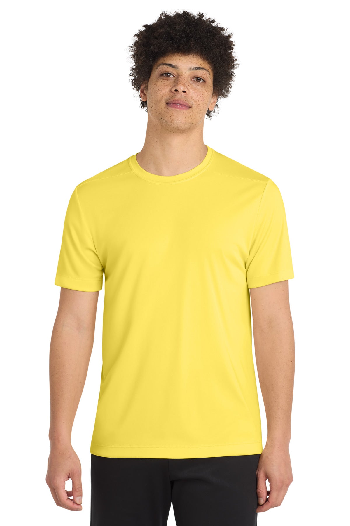 Sport-Tek Posi-UV Pro Tee ST420 - Yellow - Front