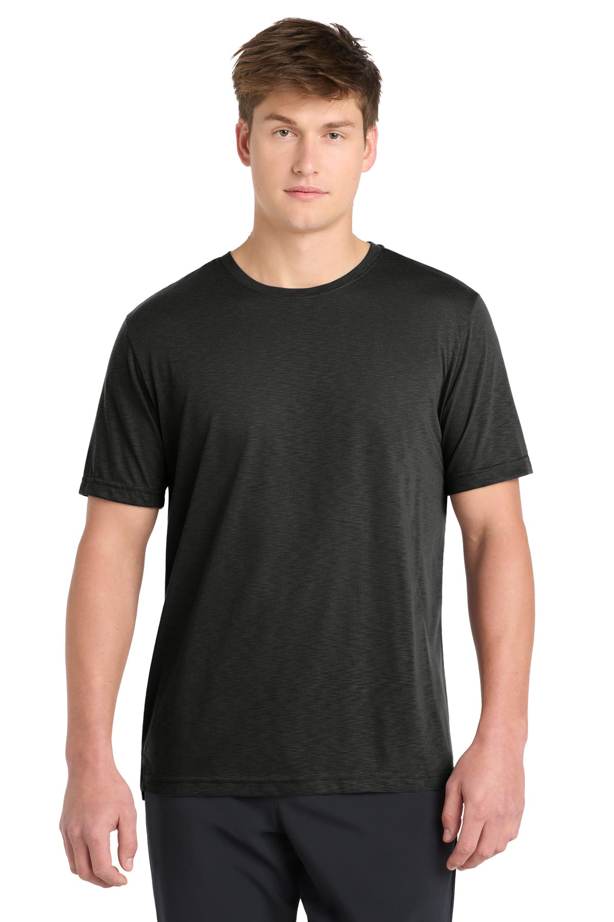 Sport-Tek PosiCharge Strive Tee ST430 - Black - Front