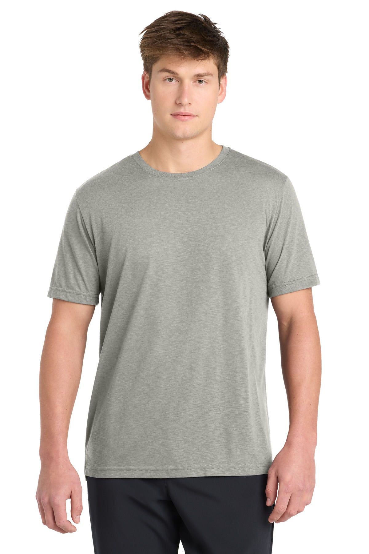 Sport-Tek PosiCharge Strive Tee ST430 - Silver - Front