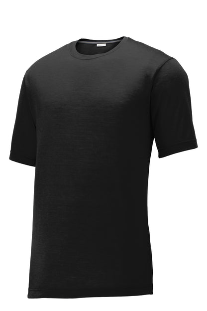Sport-Tek PosiCharge Competitor Cotton Touch Tee ST450 - Black - Front (flat)