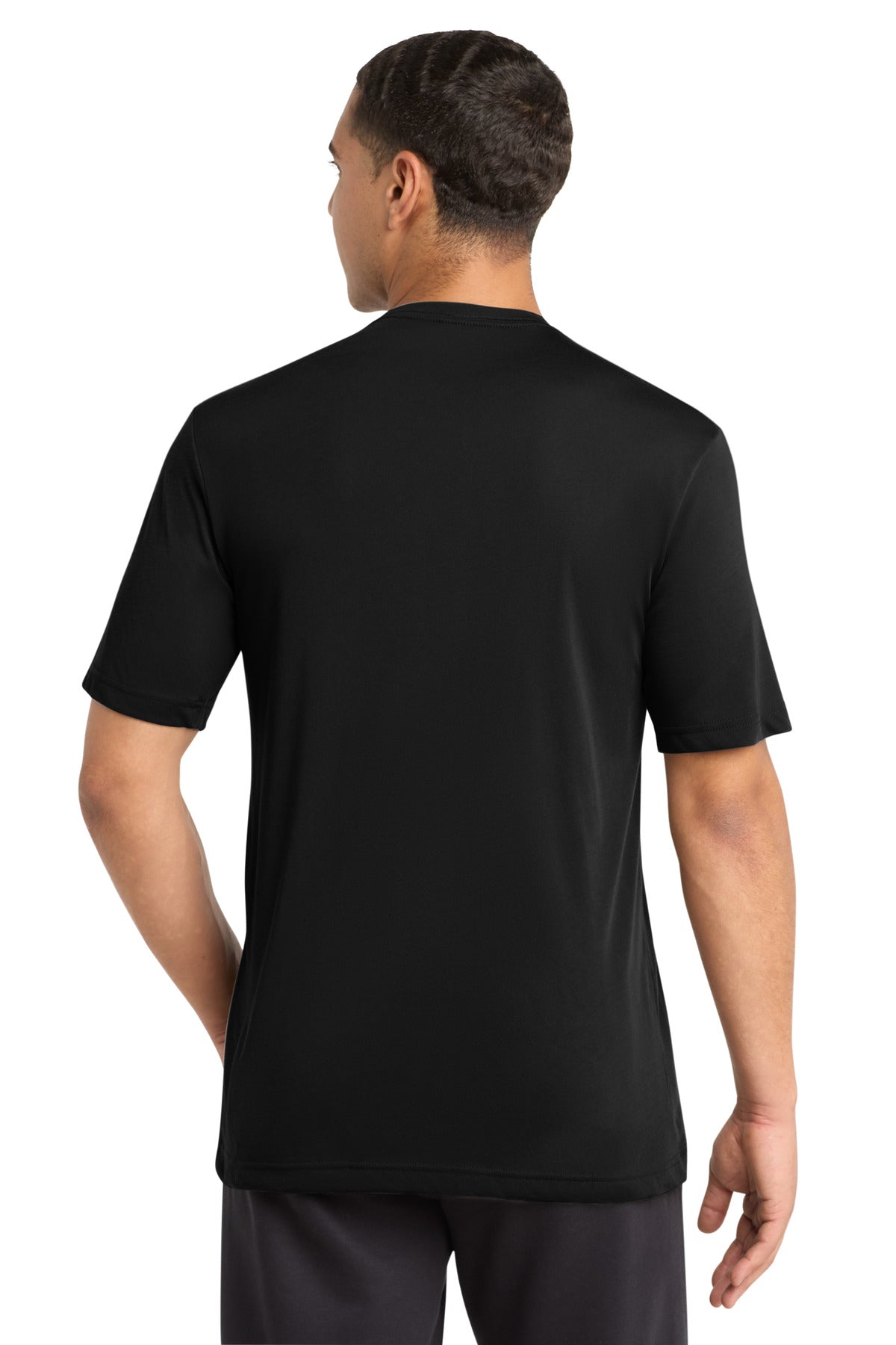 Sport-Tek PosiCharge Competitor Cotton Touch Tee ST450 - Black - Back
