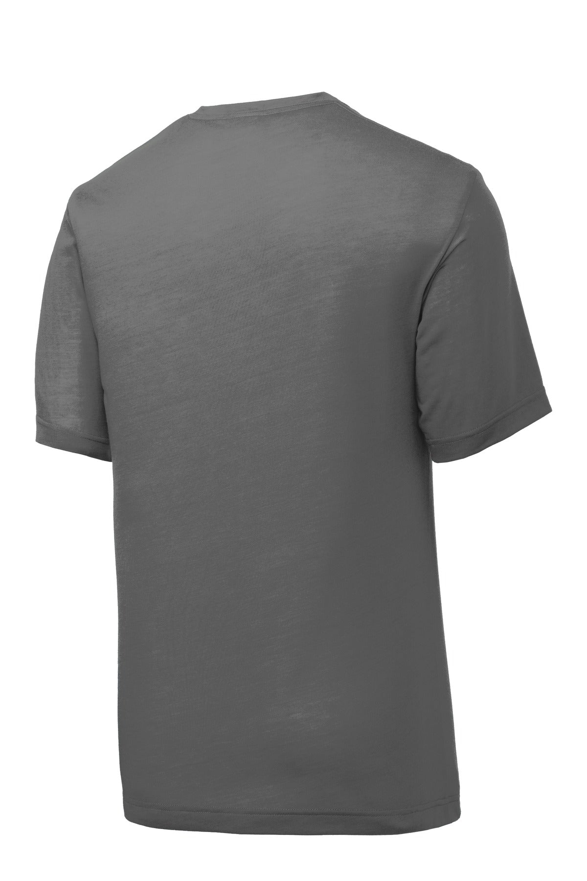 Sport-Tek PosiCharge Competitor Cotton Touch Tee ST450 - Dark Smoke Grey - Back (flat)
