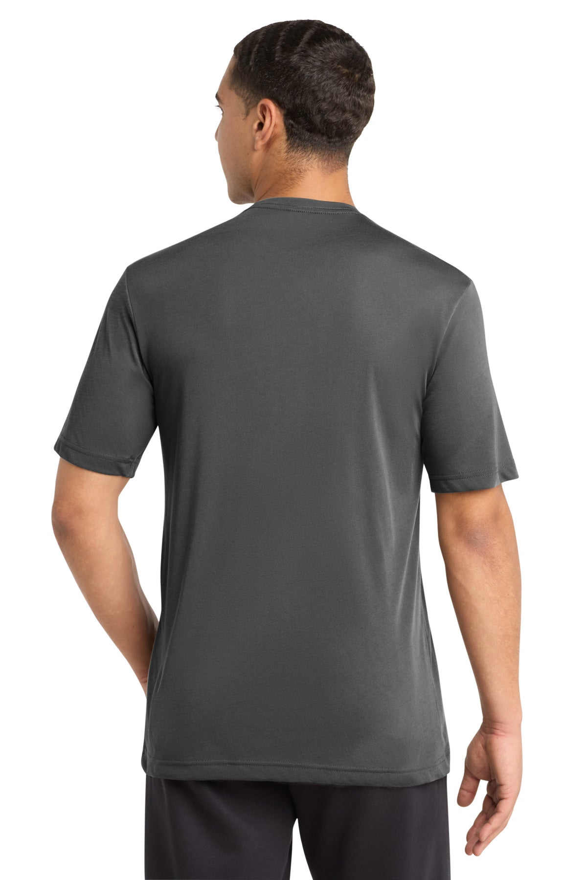Sport-Tek PosiCharge Competitor Cotton Touch Tee ST450 - Dark Smoke Grey - Back