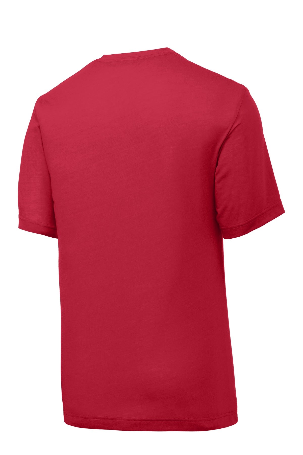 Sport-Tek PosiCharge Competitor Cotton Touch Tee ST450 - Deep Red - Back (flat)