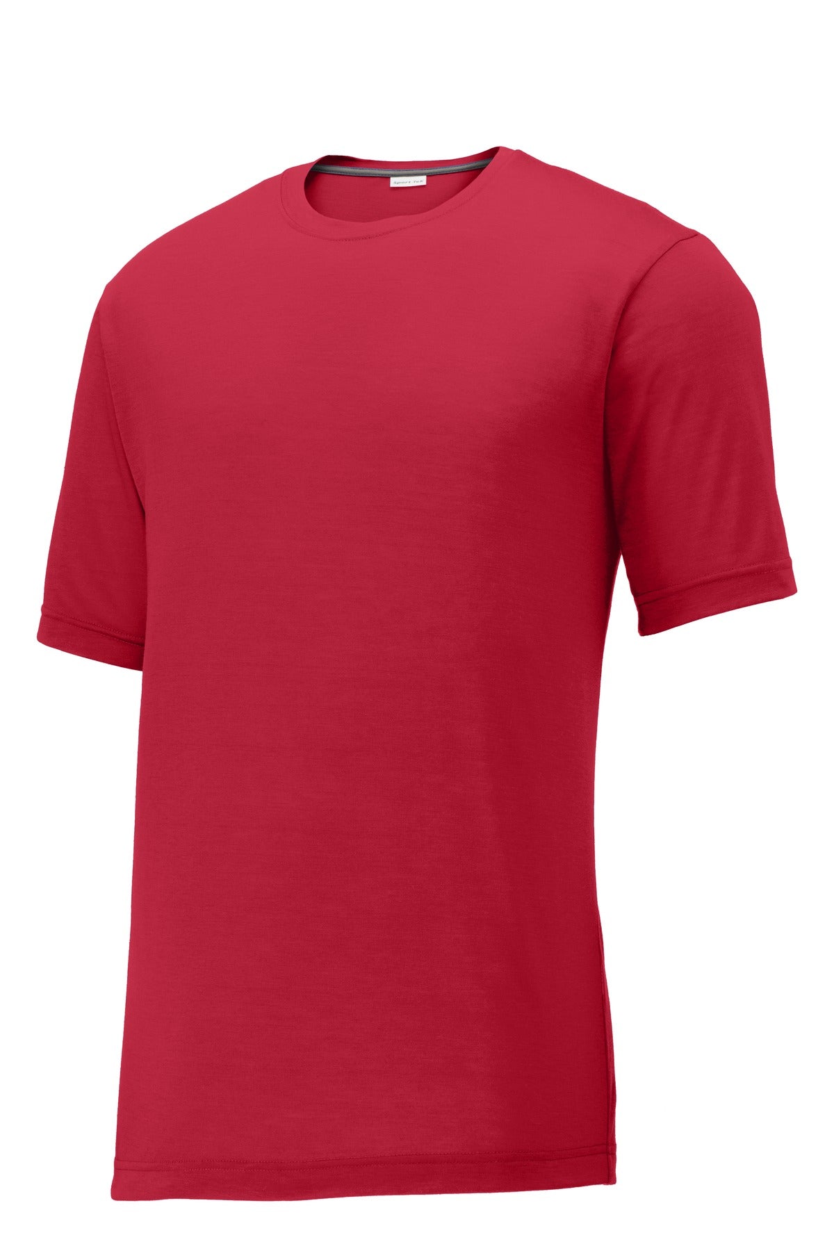 Sport-Tek PosiCharge Competitor Cotton Touch Tee ST450 - Deep Red - Front (flat)