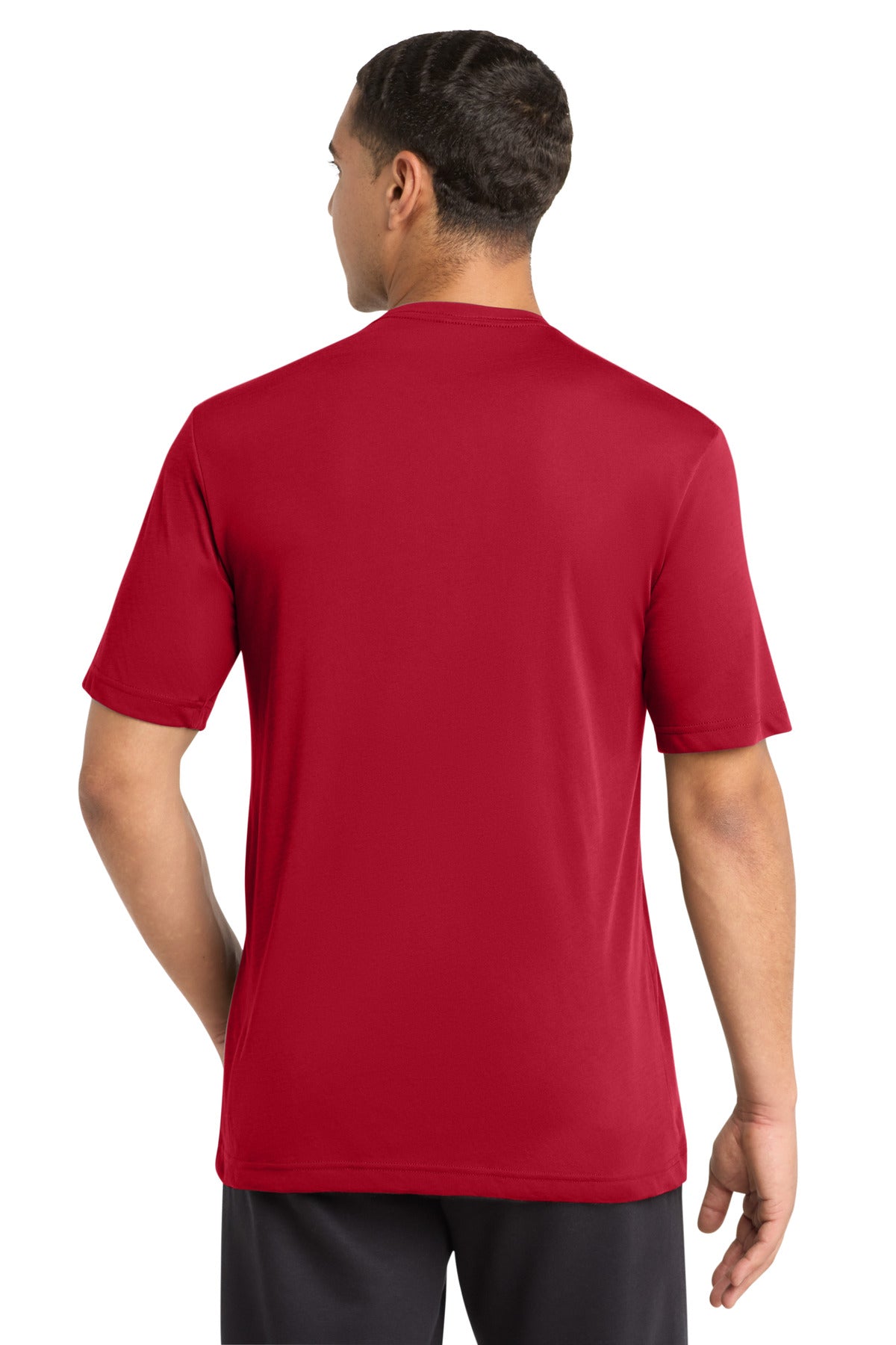 Sport-Tek PosiCharge Competitor Cotton Touch Tee ST450 - Deep Red - Back