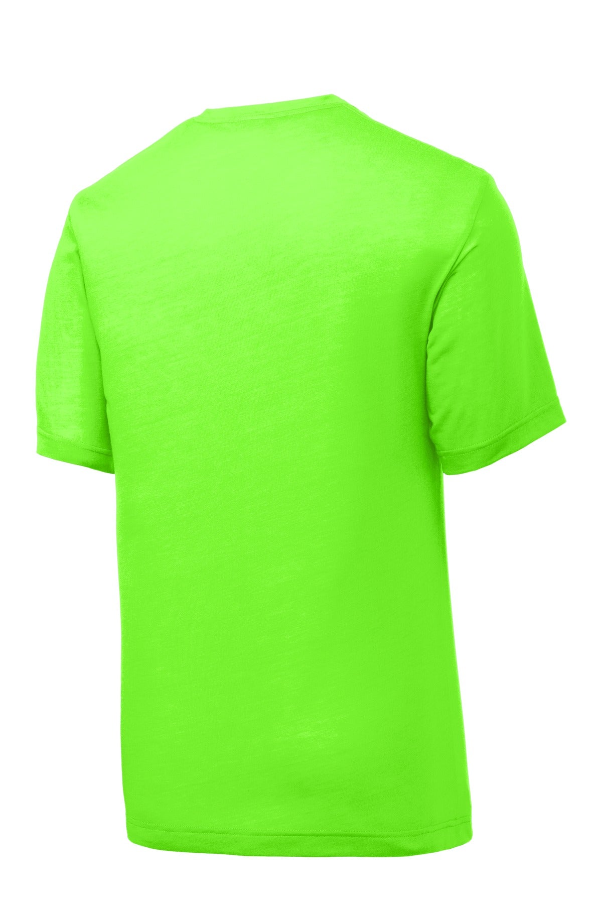 Sport-Tek PosiCharge Competitor Cotton Touch Tee ST450 - Neon Green - Back (flat)
