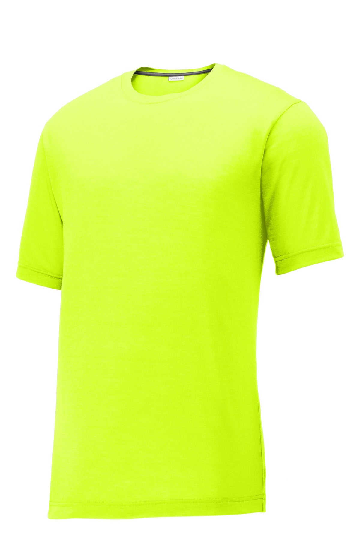 Sport-Tek PosiCharge Competitor Cotton Touch Tee ST450 - Neon Yellow - Front (flat)