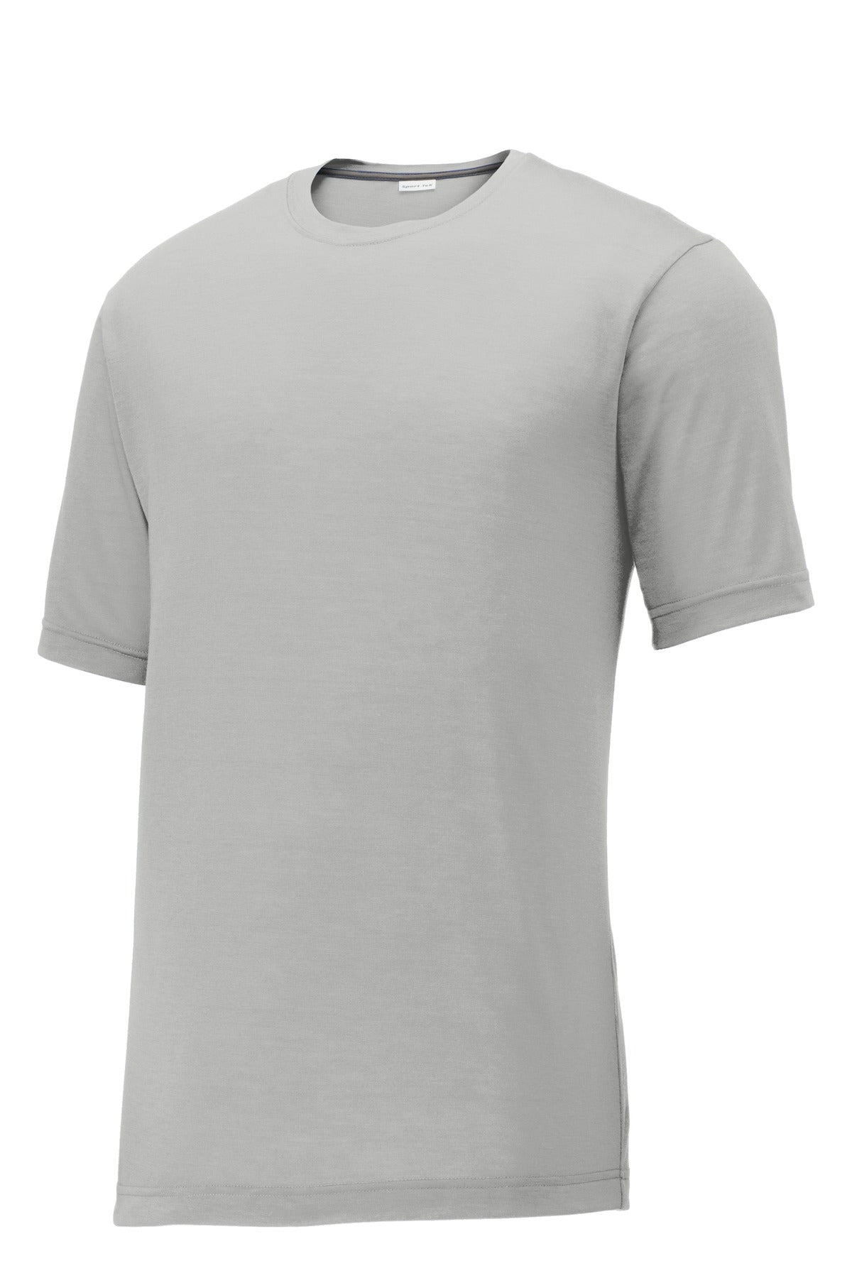 Sport-Tek PosiCharge Competitor Cotton Touch Tee ST450 - Silver - Front (flat)