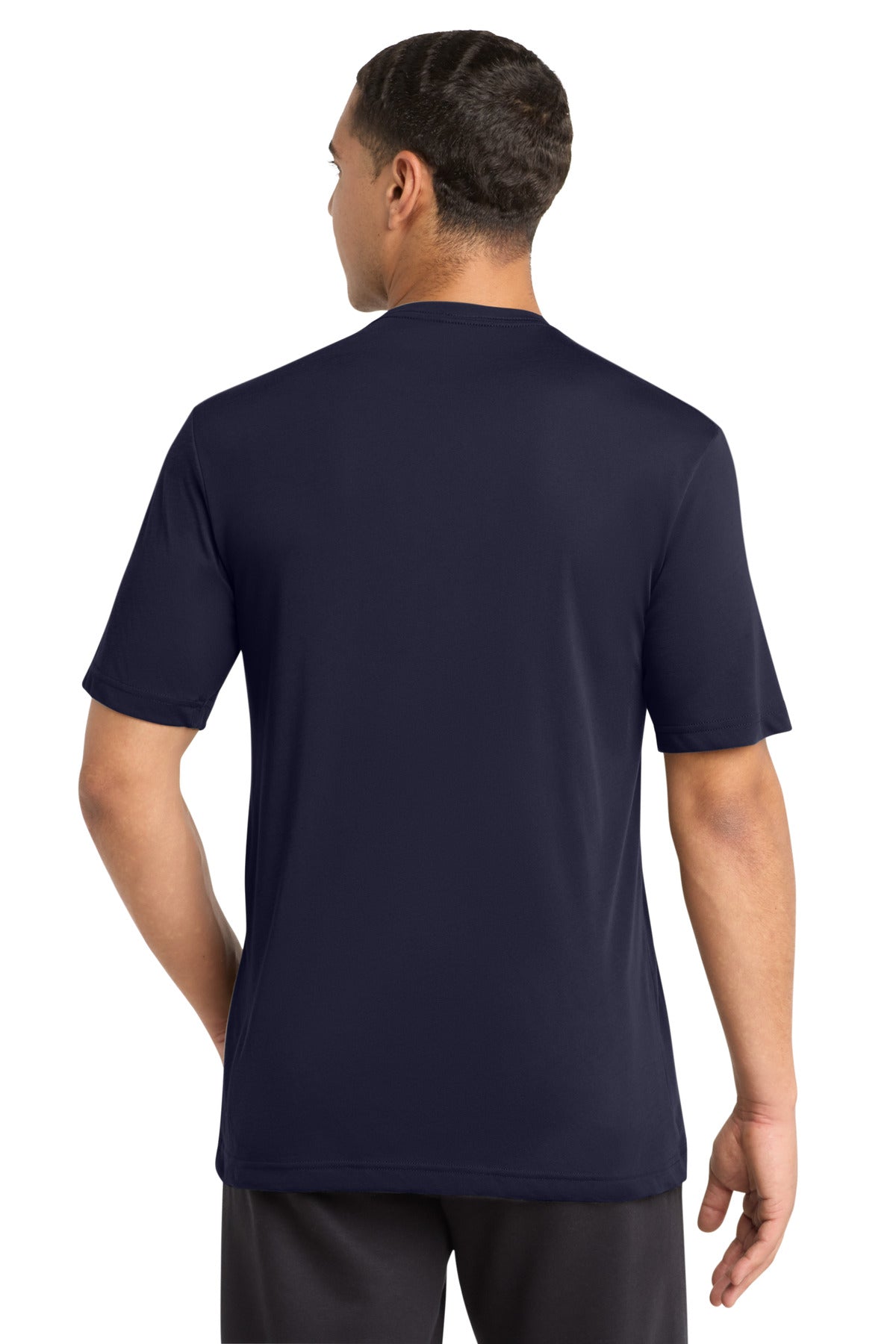 Sport-Tek PosiCharge Competitor Cotton Touch Tee ST450 - True Navy - Back