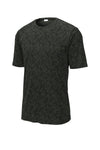 Sport-Tek Digi Camo Tee ST460 - Black - Front (flat)