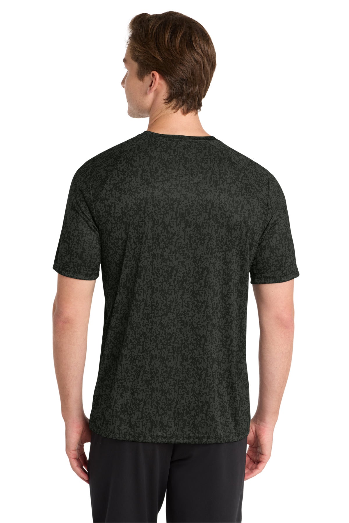 Sport-Tek Digi Camo Tee ST460 - Black - Back