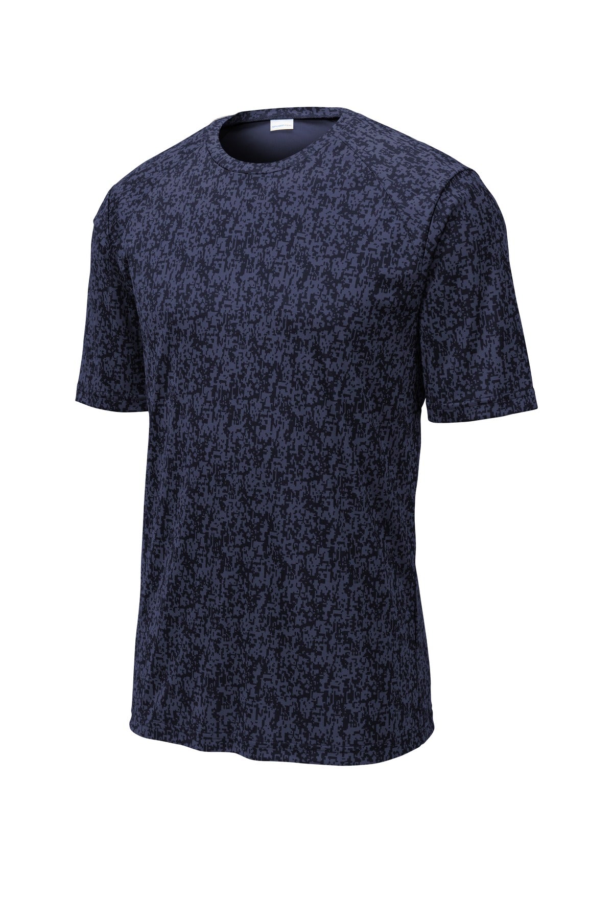 Sport-Tek Digi Camo Tee ST460 - True Navy - Front (flat)
