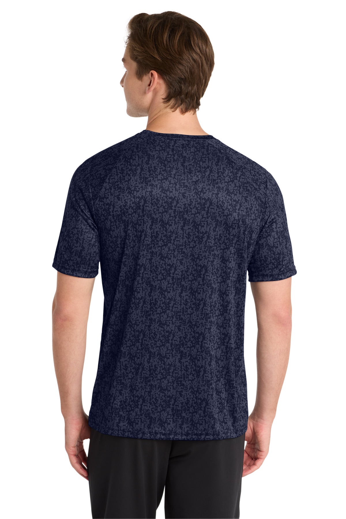 Sport-Tek Digi Camo Tee ST460 - True Navy - Back