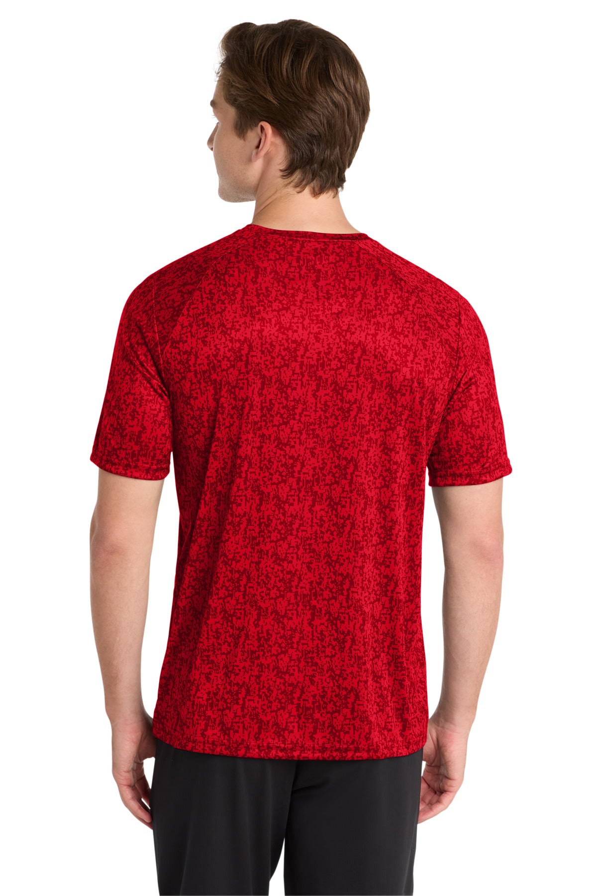 Sport-Tek Digi Camo Tee ST460 - True Red - Back