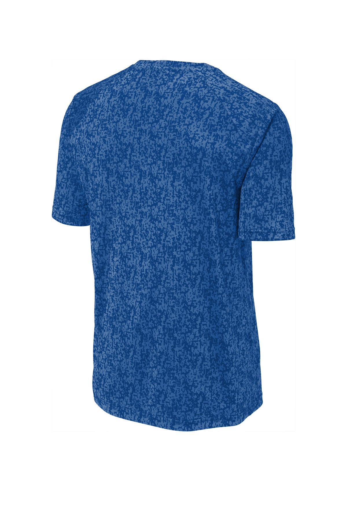 Sport-Tek Digi Camo Tee ST460 - True Royal - Back (flat)