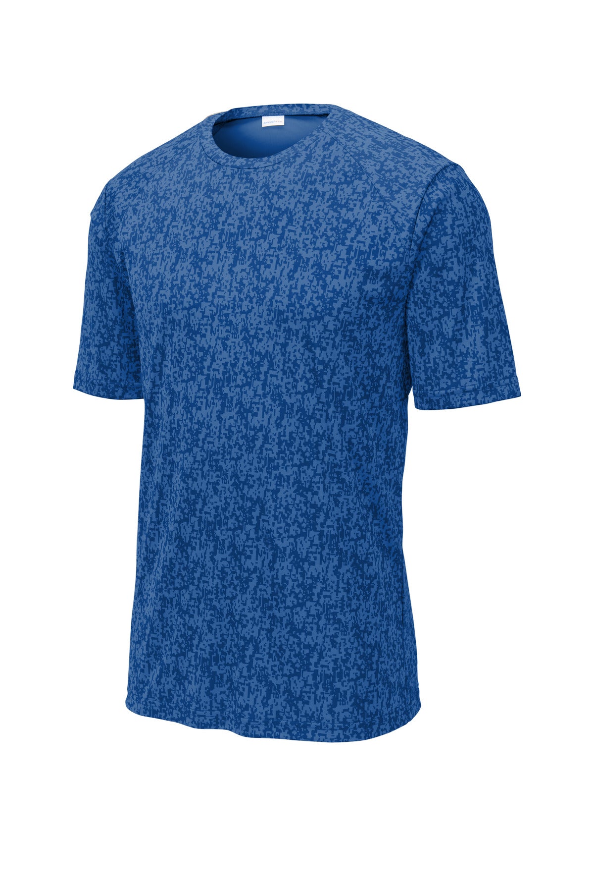 Sport-Tek Digi Camo Tee ST460 - True Royal - Front (flat)