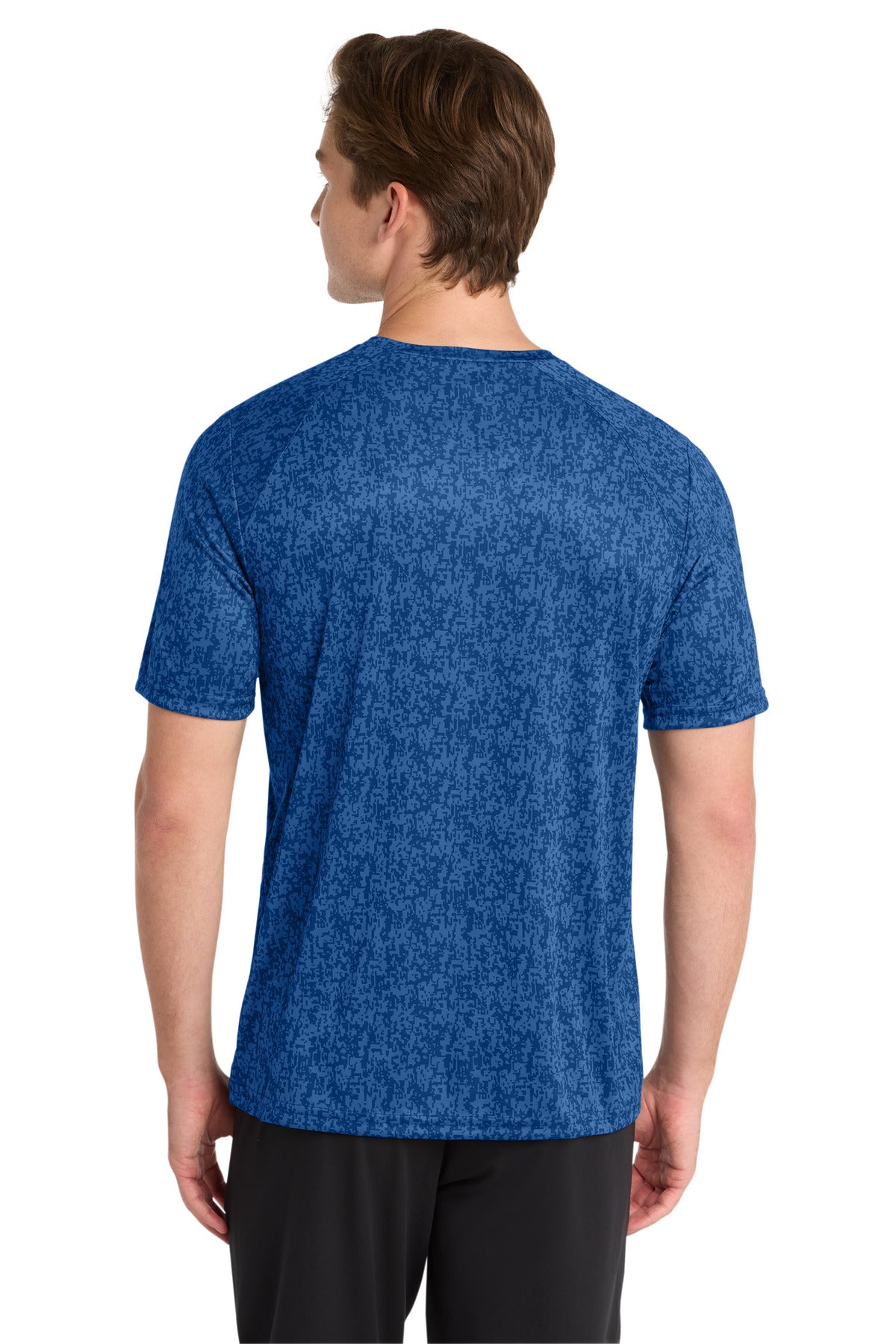 Sport-Tek Digi Camo Tee ST460 - True Royal - Back