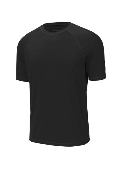 Sport-Tek Rashguard Tee ST470 - Black - Front (flat)
