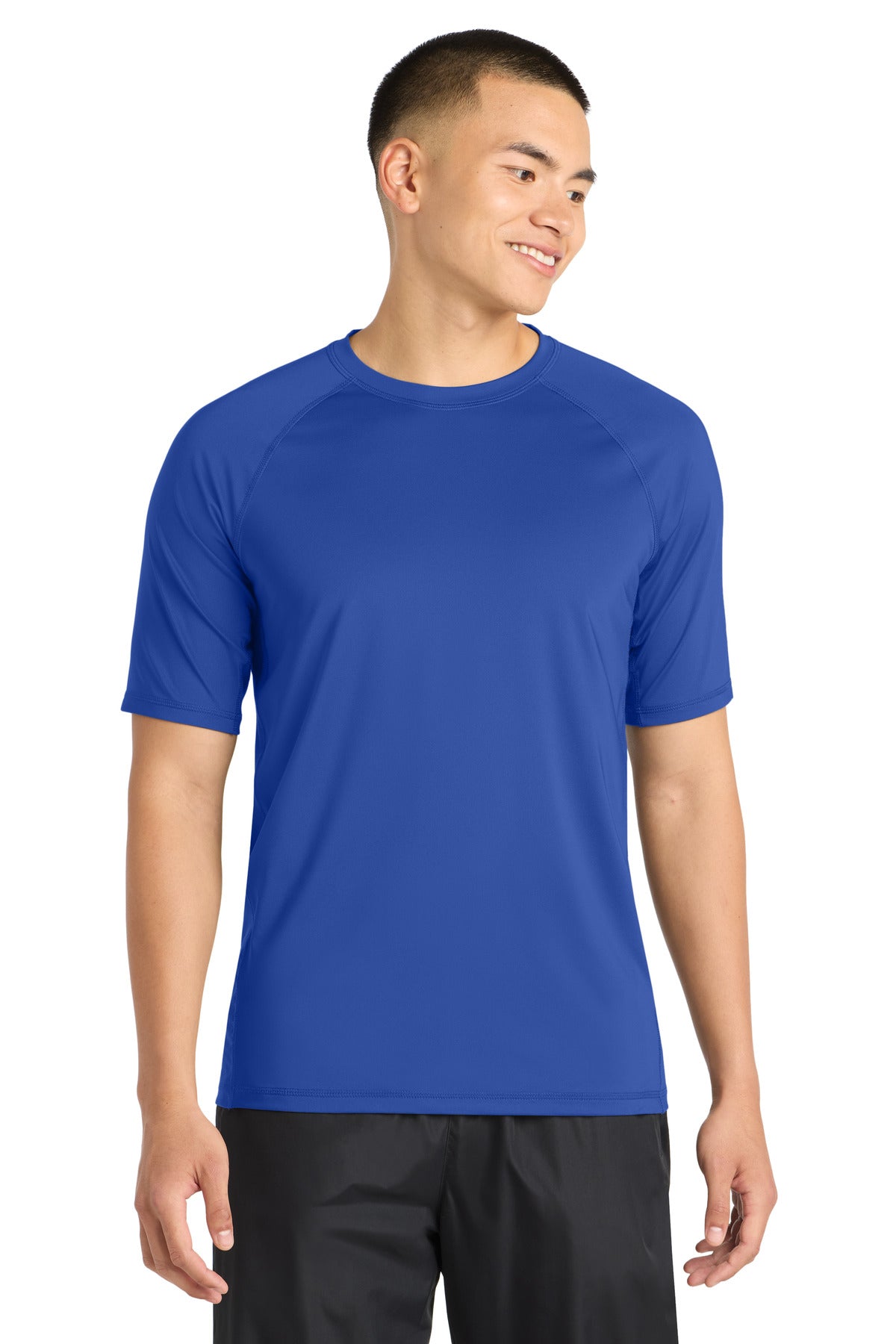 Sport-Tek Rashguard Tee ST470 - True Royal - Front