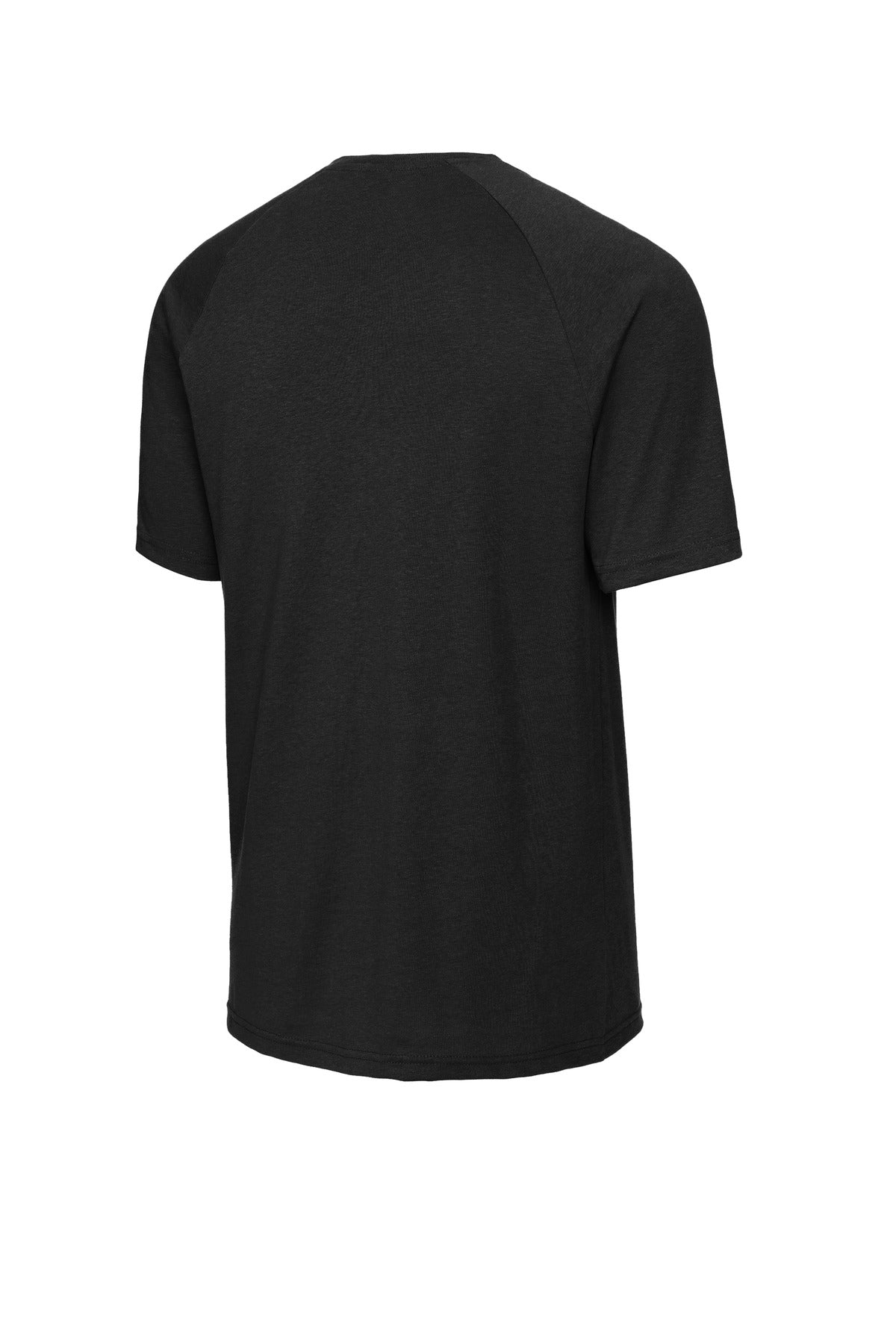 Sport-Tek Halftime Raglan Tee ST6040 - Black - Back (flat)
