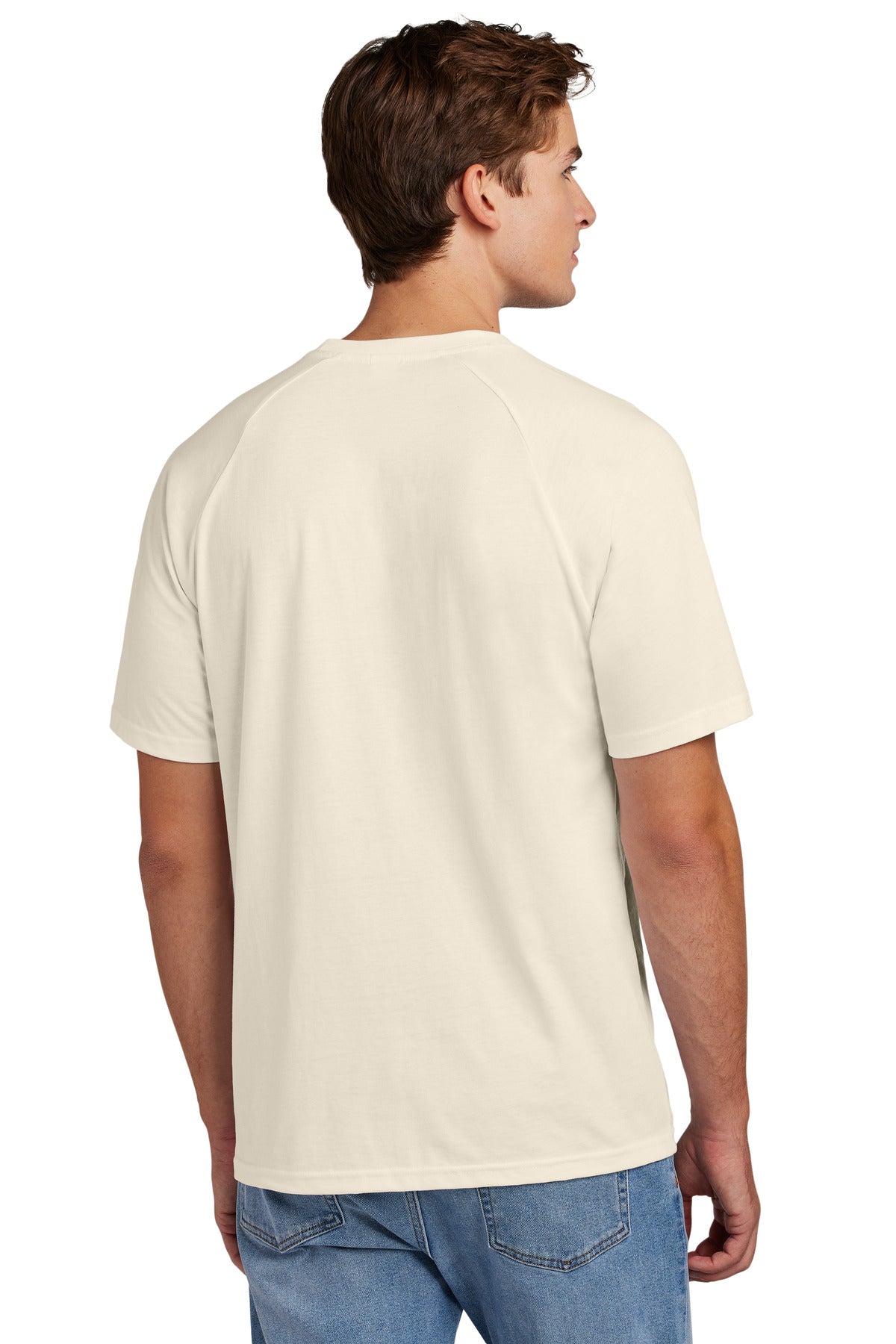 Sport-Tek Halftime Raglan Tee ST6040 - Ecru - Back