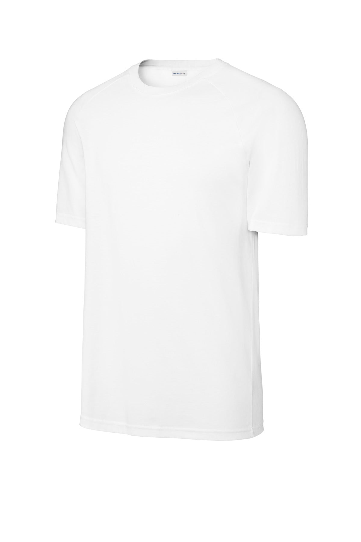 Sport-Tek Halftime Raglan Tee ST6040 - White - Front (flat)