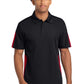 Sport-Tek ®  PosiCharge ®  Active Textured Colorblock Polo. ST695