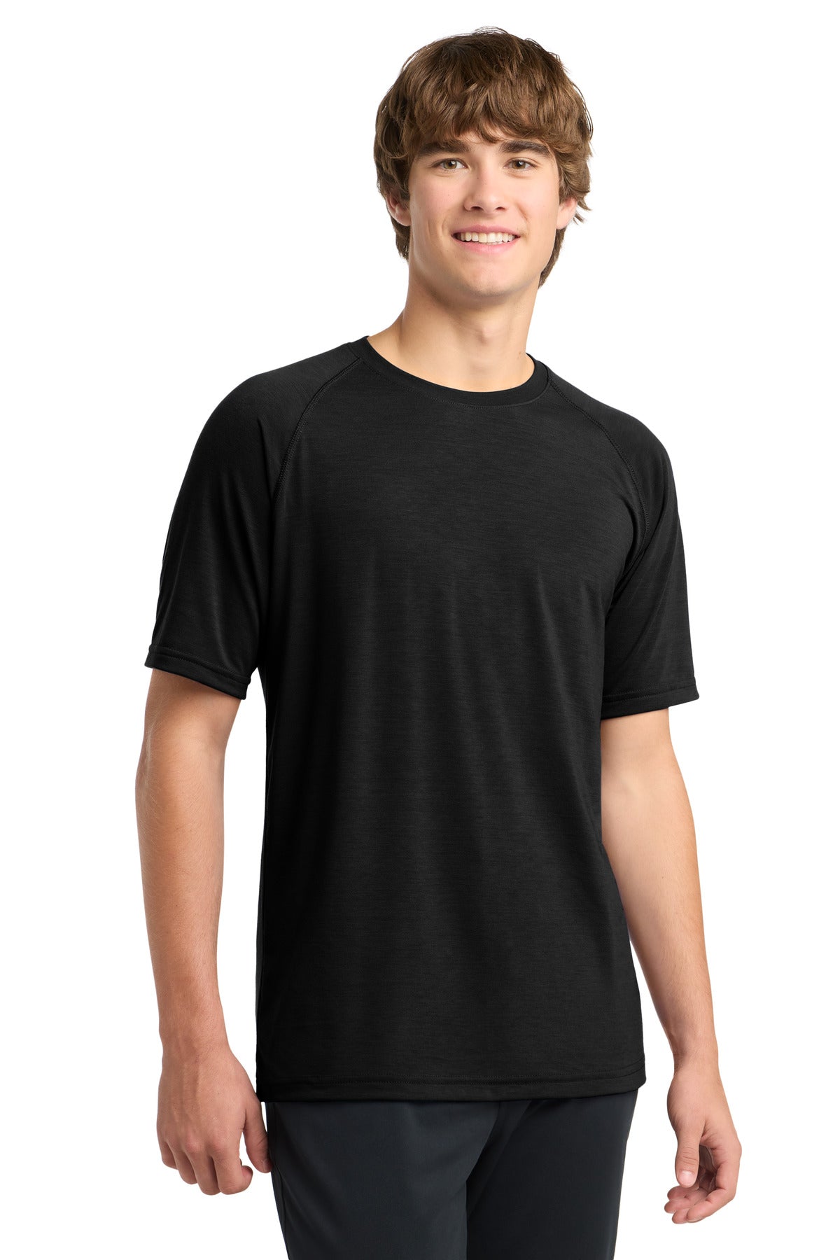 Sport-Tek Ultimate Performance Crew ST700 - Black - Front