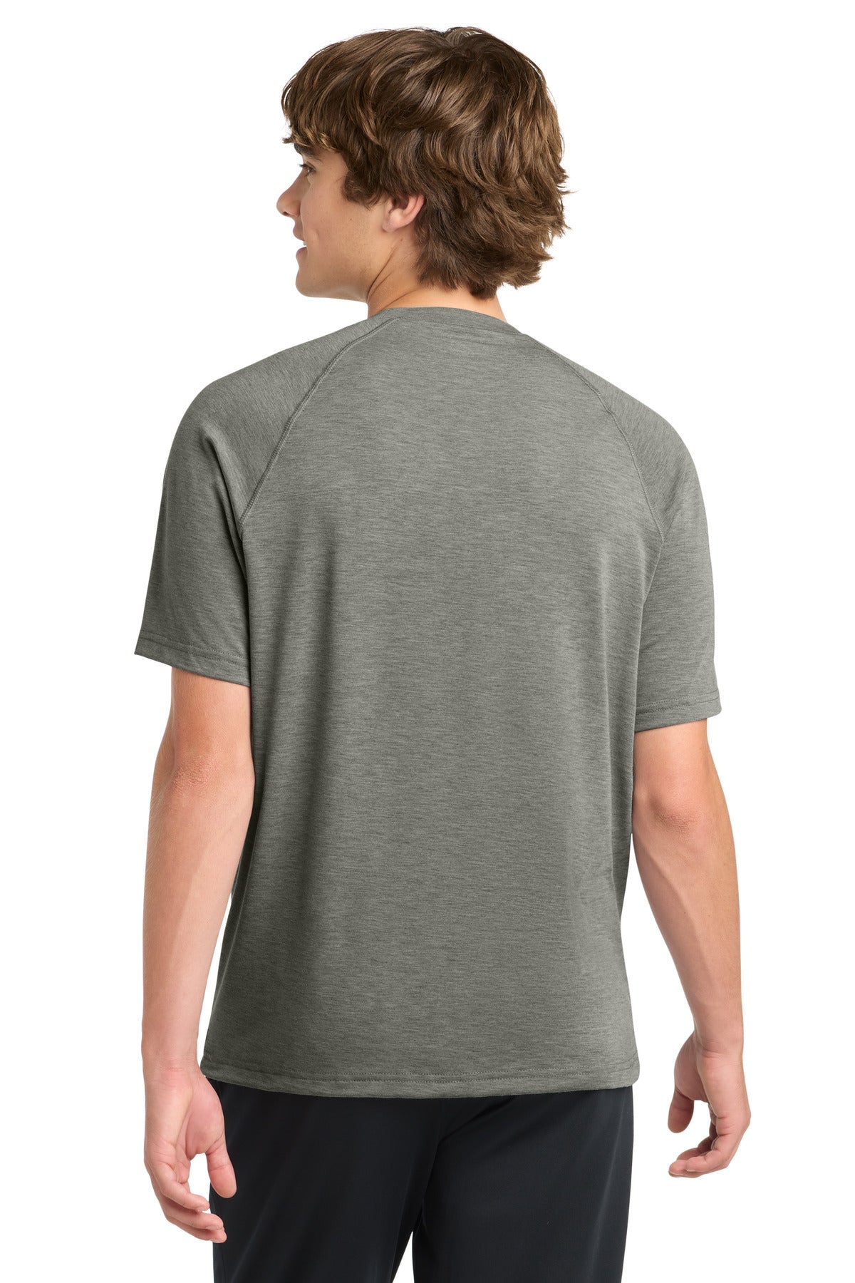 Sport-Tek Ultimate Performance Crew ST700 - Heather Grey - Back