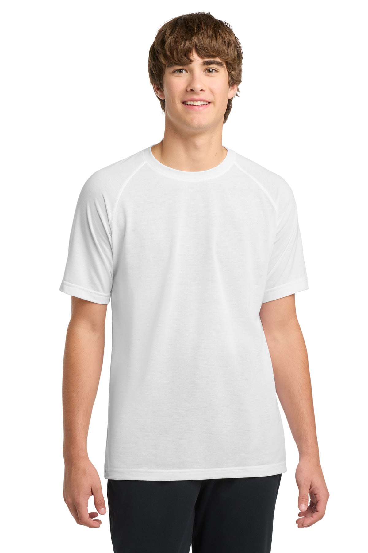 Sport-Tek Ultimate Performance Crew ST700 - White - Front
