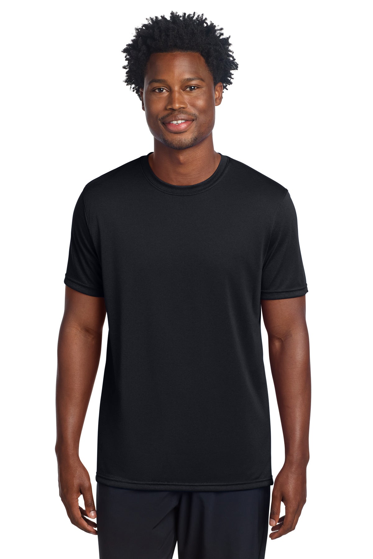 Sport-Tek Echo Tee ST760 - Black - Front