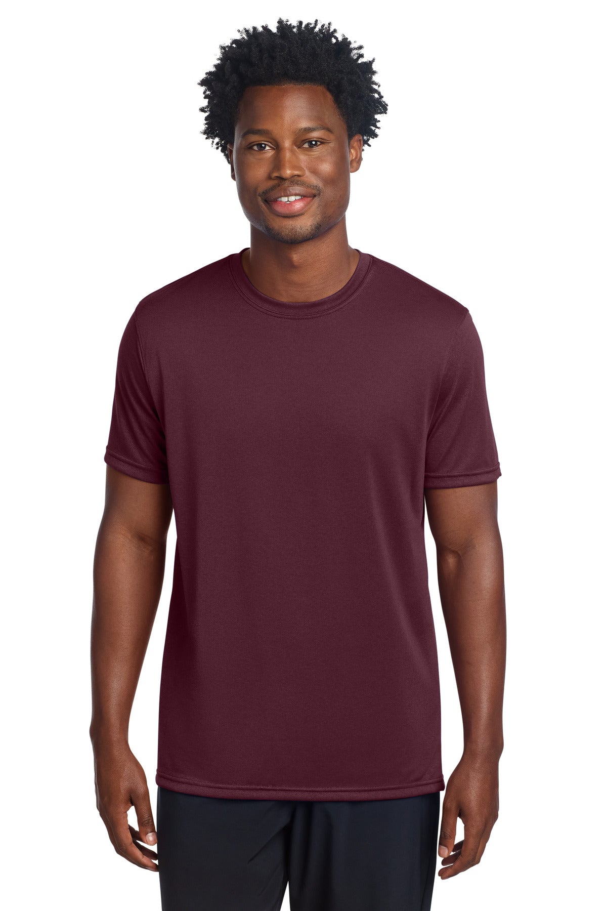Sport-Tek Echo Tee ST760 - Maroon - Front