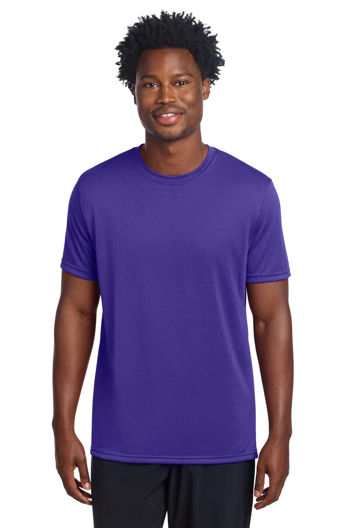 Sport-Tek Echo Tee ST760 - Purple - Front