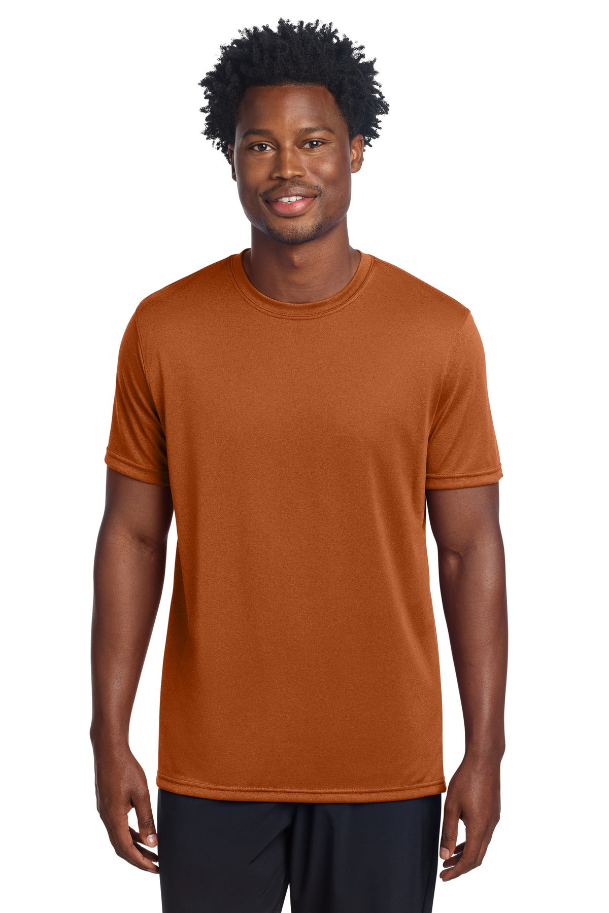 Sport-Tek Echo Tee ST760 - Texas Orange - Front