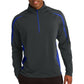 Sport-Tek ®  Sport-Wick ®  Stretch 1/4-Zip Colorblock Pullover. ST851