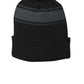 Sport-Tek ®  Stripe Pom Pom Beanie.  STC28