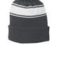 Sport-Tek ®  Stripe Pom Pom Beanie.  STC28