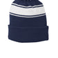 Sport-Tek ®  Stripe Pom Pom Beanie.  STC28
