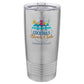 20oz Polar Camel Vacuum Insulated Sublimatable Tumbler with Clear Lid