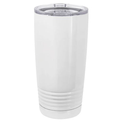 20oz Polar Camel Vacuum Insulated Sublimatable Tumbler with Clear Lid