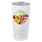 20oz Polar Camel Vacuum Insulated Sublimatable Tumbler with Clear Lid
