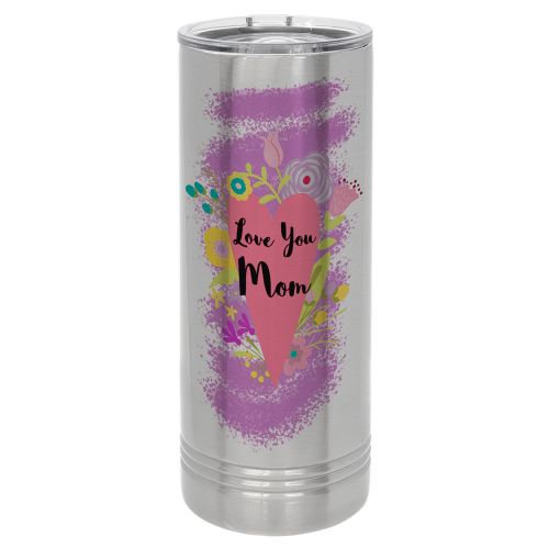 22oz Skinny Polar Camel Skinny Vacuum Insulated Sublimatable Tumbler