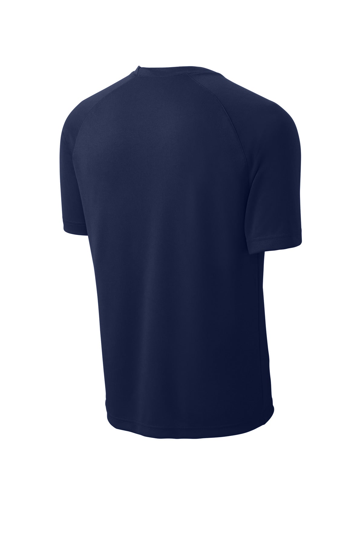 Sport-Tek Dry Zone Short Sleeve Raglan T-Shirt T473 - True Navy - Back (flat)