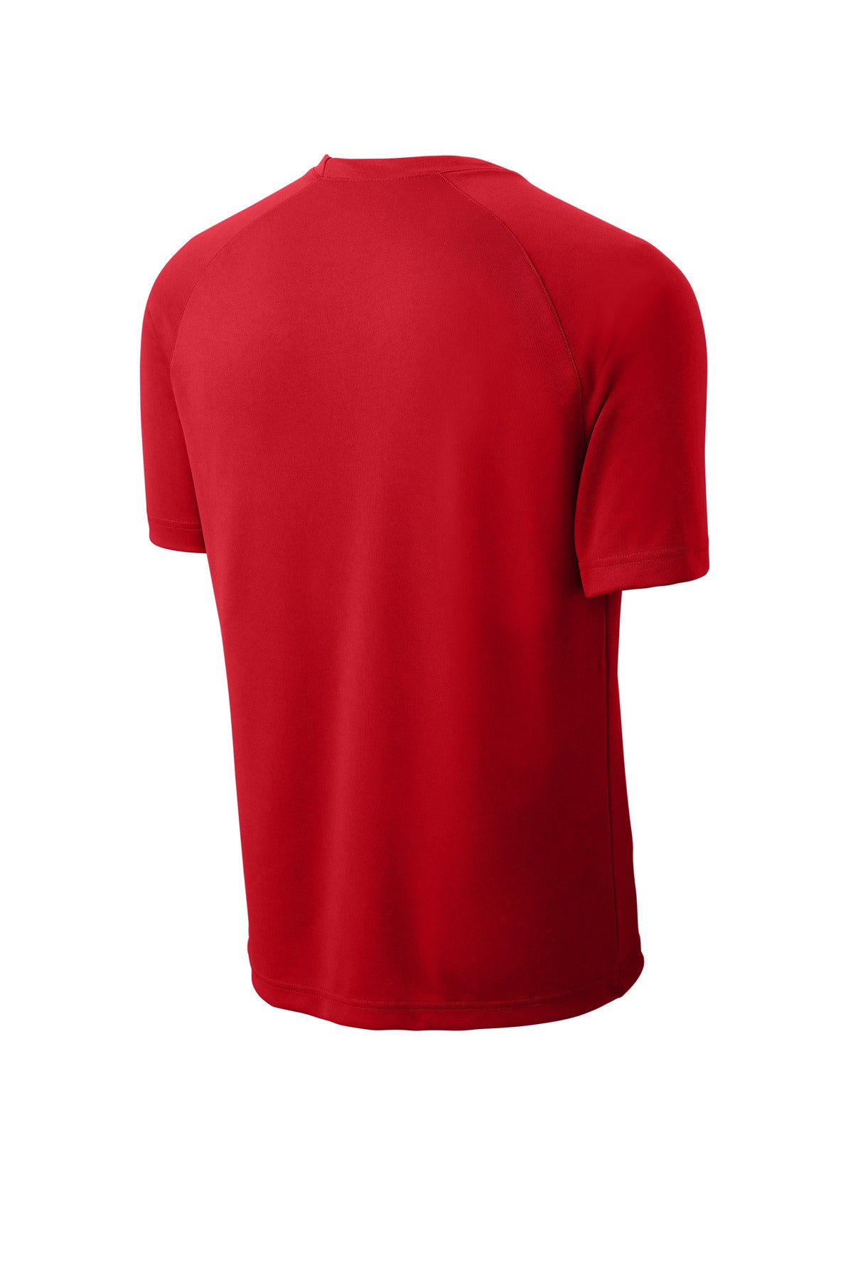 Sport-Tek Dry Zone Short Sleeve Raglan T-Shirt T473 - True Red - Back (flat)