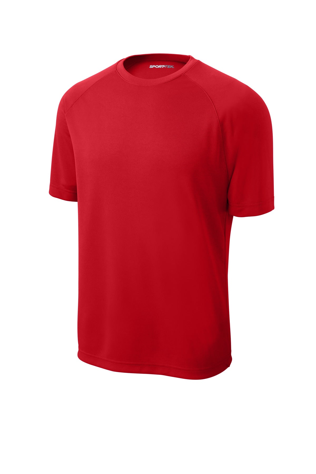 Sport-Tek Dry Zone Short Sleeve Raglan T-Shirt T473 - True Red - Front (flat)