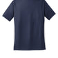 Sport-Tek Dry Zone Colorblock Crew T478 - True Navy/ White - Back (flat)